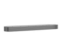 Qnhdfrt Oval Galvanized Steel Raised Garden Bed, Anthracite
