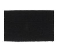 Qnhdfrt Paillasson noir, 50 x 80 cm, en fibre de coco, touffeté, avec dessous en PVC antidérapant, robuste et durable, pour l'entrée, l'intérieur et l'extérieur, le couloir et la terrasse