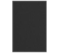 Qnhdfrt Paillasson noir - 60 x 90 cm - En polypropylène touffeté robuste - Dessous en PVC antidérapant - Pour couloir, cuisine, jardin d'hiver, entrée