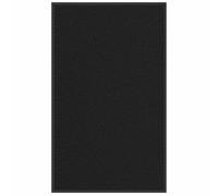 Qnhdfrt Paillasson noir - 90 x 150 cm - En polypropylène touffeté robuste - Avec dos en PVC antidérapant - Pour l'intérieur et les espaces extérieurs couverts comme le couloir, la terrasse et l'entrée