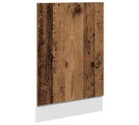Qnhdfrt Panneau de Lave-Vaisselle Lyon, Habillage Avant en Bois d'Ingénierie, Porte de Finition Style Bois Ancien, Façade de Remplacement pour Cuisine Intégrée, 45 x 3 x 67 cm