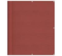 Qnhdfrt Paravent de Balcon Brise-Vue Occultant 120 x 700 cm, Cache-Vue Extérieur en Polyester Oxford avec Œillets, Toile pour Vent et Poussière, Terrasse et Jardin, Terre Cuite