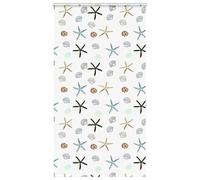 Qnhdfrt PEVA Roller Shower Curtain with Cassette, Shellfish, 140x240cm