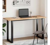 Qnhdfrt Plateau de table - 160 x 50 cm - En bois d'acacia massif non traité - Rectangulaire - Comme table à manger ou plan de travail de cuisine - Design moderne et durable - Pour salon, gastronomie