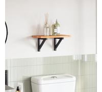 Qnhdfrt Plateau de table 40 x 20 x 2 cm - Plaque en bois d'acacia massif non traité - Design moderne - Robuste et durable - Pour cuisine, bureau, bistrot, extérieur, salon, balcon, terrasse