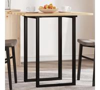 Qnhdfrt Plateau de table 70 x 70 cm en bois massif d'acacia non traité, carré, robuste, avec multi-talent, pour table à manger, table basse ou table de bistrot d'extérieur