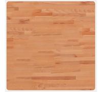 Qnhdfrt Plateau de table carré 70 x 70 cm en hêtre massif avec coins arrondis et peinture durable pour cuisine, salle à manger, bureau, maison, bureau, projet de table de jardin