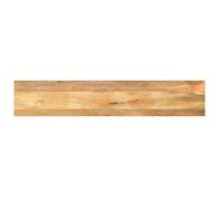 Qnhdfrt Plateau de table rectangulaire 180 x 20 x 3,8 cm en bois de manguier massif Design moderne robuste et durable pour table à manger, bureau, cuisine et jardin
