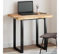 Qnhdfrt Plateau de table rectangulaire en bois d'acacia massif non traité - 100 x 60 x 4 cm - Pour table à manger ou plan de travail - Design moderne et robuste - Pour salon, cuisine, bureau, balcon