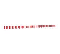 Qnhdfrt Polyester Awning Replacement Valance, Red and White, 430x20cm