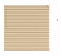 Qnhdfrt PVC Venetian Window Blind 150x130cm Light Brown