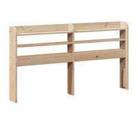 Qnhdfrt Queen Solid Pine Wood Storage Headboard with Shelves