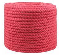 Qnhdfrt Red 3-Ply Natural Jute Twine for Crafts and Gardening