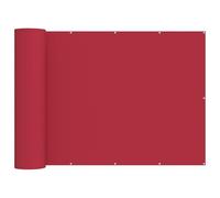 Qnhdfrt Red Oxford Polyester Balcony Privacy Screen