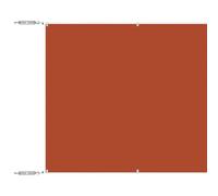 Qnhdfrt Retractable Vertical Awning, Terracotta Oxford Fabric, 140x800 cm
