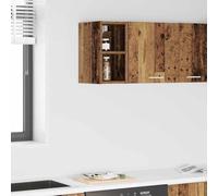 Qnhdfrt Riga Armoire suspendue en bois recyclé 20 x 29,5 x 40 cm - Montage mural - Design moderne - Durable et robuste - Pour cuisine, couloir, salon