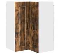 Qnhdfrt Smoked Oak Engineered Wood Wall Corner Kitchen Cabinet
