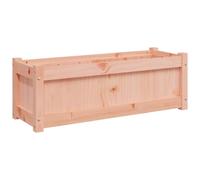 Qnhdfrt Solid Douglas Fir Wood Rectangular Planter Box, 90x31x31 cm