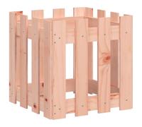Qnhdfrt Solid Douglas Fir Wood Square Garden Planter, 15.7-inch