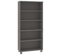 Qnhdfrt Solid Pine Wood Buffet Hutch, Light Gray