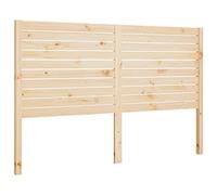 Qnhdfrt Solid Pine Wood Headboard, 186x100 cm Natural Slat