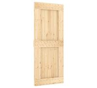 Qnhdfrt Solid Pine Wood Interior Door Panel, 85 x 210 cm