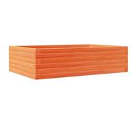 Qnhdfrt Solid Pine Wood Raised Garden Bed, 90x60x23 cm, Brown | This bottomless outdoor planter is ideal for growing vegetables, herbs, and flowers in backyard gardens.