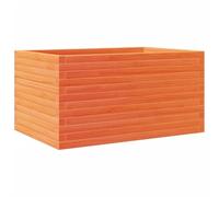 Qnhdfrt Solid Pine Wood Raised Garden Bed, 90x60x46 cm, Brown