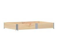 Qnhdfrt Solid Pine Wood Raised Garden Bed, Stackable Planter Box