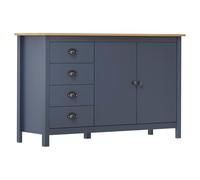 Qnhdfrt Solid Pine Wood Sideboard with 2 Doors and 4 Drawers