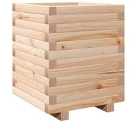 Qnhdfrt Solid Pine Wood Square Planter Box, 40x40x49.5 cm