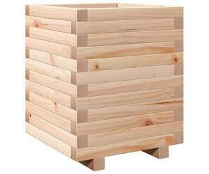 Qnhdfrt Solid Pine Wood Square Planter Box, 40x40x49.5 cm