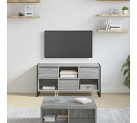 Qnhdfrt Sonoma - Meuble TV - 100 x 36 x 49,5 cm - En matériau dérivé du bois avec tiroir - Buffet bas pour salon / bureau - Montage facile