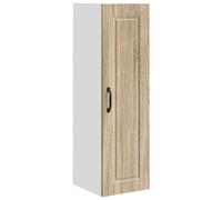 Qnhdfrt Sonoma Oak Engineered Wood Wall Kitchen Cabinet, 1-Door