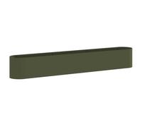 Qnhdfrt Steel Raised Garden Bed, 280x40x40 cm, Olive Green