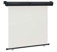 Qnhdfrt Store latéral de balcon, 175 x 250 cm, crème, en polyester résistant aux UV, avec cassette en aluminium robuste, pour balcon, terrasse et jardin, design moderne et store vertical peu