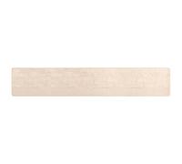 Qnhdfrt Tapis crème 450 x 100 cm en polyester et PVC - Design moderne avec absorption acoustique et sous-couche en PVC antidérapant - Lavable en machine - Pour salon, chambre à coucher et couloir