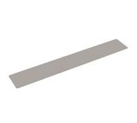 Qnhdfrt Tapis de couloir aspect sisal Platine, 50 x 300 cm, à poils courts en mélange de polypropylène robuste, pour couloir, salon, cuisine, chambre à coucher, facile à nettoyer et peu encombrant