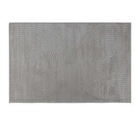 Qnhdfrt Tapis de Salon Gris 280 x 200 cm Galati, Grand Tapis Rectangulaire en Polyester à Poils Moyens, Tapis de Surface Antidérapant et Lavable pour Séjour et Couloir