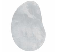 Qnhdfrt Tapis de salon HUARTE gris 160 x 230 cm - Tapis moderne en polyester avec sous-couche antidérapante - Surface douce et douillette - Durable et pliable - Pour salon, chambre à coucher, couloir