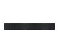 Qnhdfrt Tapis en bambou noir - 70 x 500 cm - Design moderne - Matériau naturel robuste - Pour salon, chambre à coucher, salle à manger, couloir