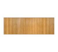 Qnhdfrt Tapis rectangulaire en bambou naturel 100 x 300 cm - Design moderne - Robuste et durable - Dessous antidérapant - Nettoyage facile pour salon, chambre et salle à manger