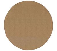 Qnhdfrt Tapis Rond en Jute Naturel Ø 90 cm, Tapis de Salon Moderne Tissé à la Main, Moquette Rustique Tressée pour Entrée et Chambre, Lavable en Machine