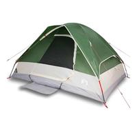 Qnhdfrt Tente de Camping 2 Places Vert - Tente Dôme Imperméable avec Double-Toit Amovible et Poteaux en Fibre de Verre - Abri pour Randonnée, Voyage et Camping en Plein Air, 214x150x115 cm