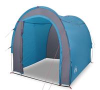 Qnhdfrt Tente de Rangement Camping Bleu - Grand Abri de Stockage Extérieur pour Matériel et Accessoires, Cabanon de Jardin Portable avec Sac de Transport, 204 x 183 x 178 cm