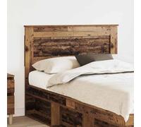 Qnhdfrt Tête de lit 123 x 7 x 100 cm Bois recyclé Panneau arrière moderne Facile à monter Durable Revêtement mural décoratif pour chambre à coucher