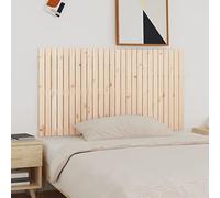 Qnhdfrt Tête de lit 166 x 90 cm en pin massif avec montage mural Design rustique pour chambre à coucher Idées de décoration