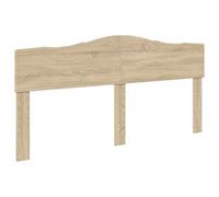 Qnhdfrt Tête de lit 200 cm en chêne Sonoma - Design moderne et fin - 203 x 3 x 90 cm - Robuste et facile d'entretien - Montage en quelques minutes pour chambre à coucher et chambre d'amis