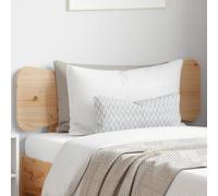 Qnhdfrt Tête de lit 90 cm en pin massif non traité, 95,5 x 3,5 x 81 cm, tête de lit robuste avec grain naturel, tête de lit moderne pour lit simple dans la chambre à coucher