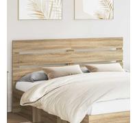 Qnhdfrt Tête de lit en chêne Sonoma - 183 x 100 cm - En bois - Durable et facile d'entretien - Montage duo pour chambre à coucher, chambre d'amis - Style de salon